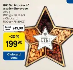Tesco IBK Etri Mix ořechů a sušeného ovoce nabídka