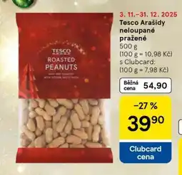 Tesco Tesco Arašídy neloupané pražené nabídka