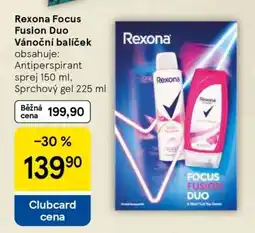 Tesco Rexona Focus Fusion Duo Vánoční balíček nabídka