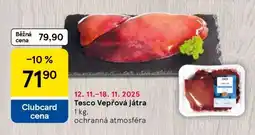 Tesco Tesco Vepřová játra nabídka