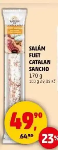 Penny Market Salám fuet catalan sancho nabídka