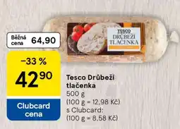Tesco Tesco Drůbeží tlačenka nabídka