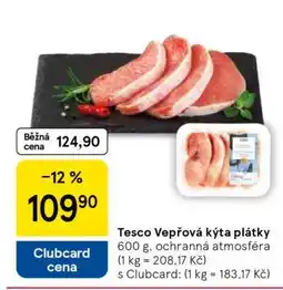 Tesco Tesco Vepřová kýta plátky nabídka