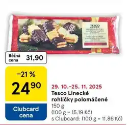 Tesco Tesco Linecké rohlíčky polomáčené nabídka