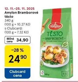 Tesco Amylon Bramborové těsto nabídka