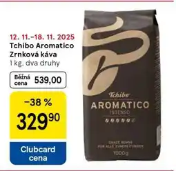 Tesco Tchibo Aromatico Zrnková káva nabídka