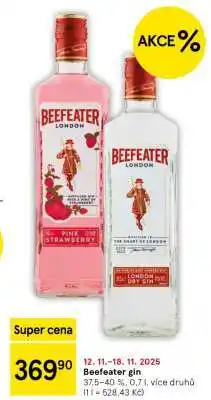 Tesco Beefeater Gin nabídka
