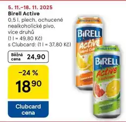 Tesco Birell Active nabídka