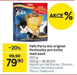 Tesco Felix Party mix original Pochoutky pro kočky maxi pack nabídka