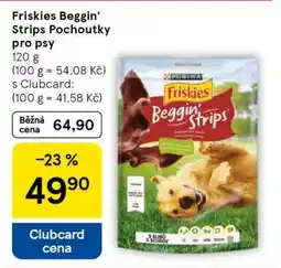 Tesco Friskies Beggin' Strips Pochoutky pro psy nabídka