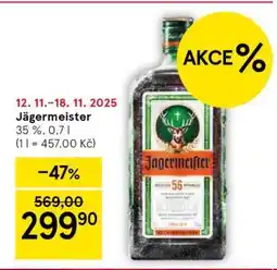 Tesco Jägermeister nabídka