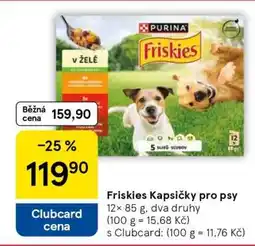 Tesco Friskies Kapsičky pro psy nabídka
