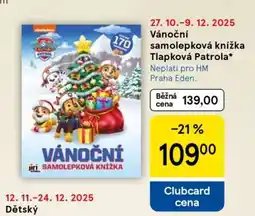 Tesco Vánoční samolepková knížka Tlapková Patrola nabídka