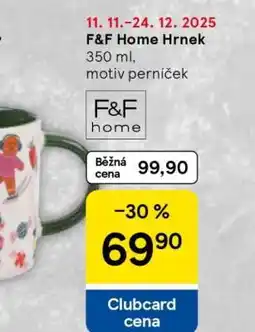 Tesco F&F Home Hrnek nabídka