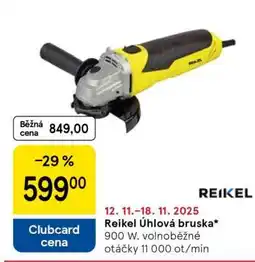 Tesco Reikel Úhlová bruska nabídka