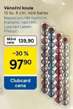 Tesco Vánoční koule nabídka