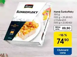 Tesco HAMÉ Šunkofleky nabídka