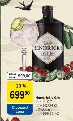 Tesco Hendrick’s Gin nabídka