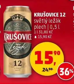 Penny Market KRUŠOVICE 12 světlý ležák plech nabídka