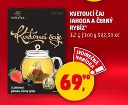Penny Market Kvetoucí čaj jahoda a černý rybíz nabídka