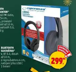 Penny Market Esperanza Libero Bluetooth Stereo Headset nabídka