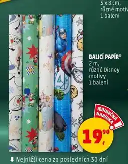 Penny Market Balicí papír nabídka