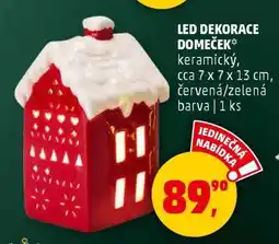 Penny Market LED dekorace domeček nabídka