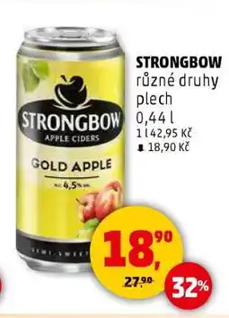 Penny Market STRONGBOW* různé druhy nabídka
