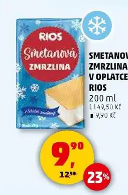Penny Market SMETANOVÁ ZMRZLINA V OPLATCE RIOS nabídka