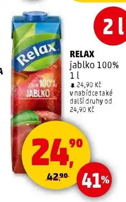 Penny Market RELAX jablko 100% 1 l nabídka