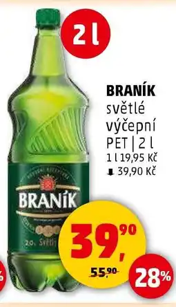 Penny Market BRANÍK světlé výčepní PET nabídka