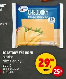 Penny Market TOASTOVÝ SÝR BONI nabídka