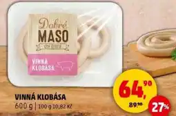 Penny Market Vinna klobasa nabídka