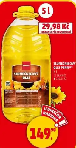 Penny Market Slunečnicový olej penny nabídka