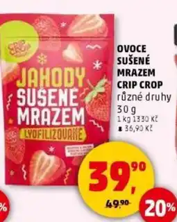 Penny Market Ovoce sušené mrazem crip crop nabídka