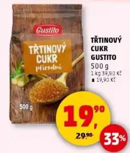Penny Market Třtinový cukr gustito nabídka