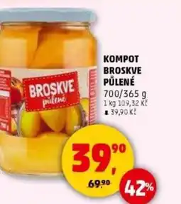 Penny Market Kompot broskve půlené nabídka