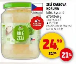 Penny Market Zelí karlova koruna nabídka