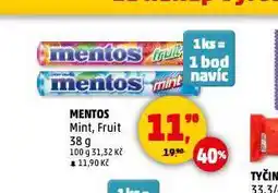 Penny Market Mentos nabídka