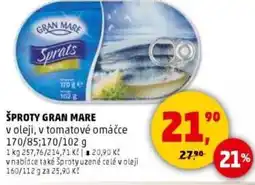 Penny Market Šproty gran mare nabídka