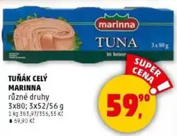 Penny Market Tuňák celý marinna nabídka