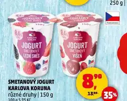 Penny Market Smetanový jogurt nabídka