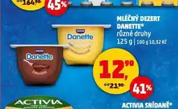 Penny Market Danette mléčný dezert nabídka