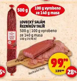 Penny Market Lovecký salám nabídka