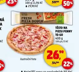 Penny Market Těsto na pizzu nabídka