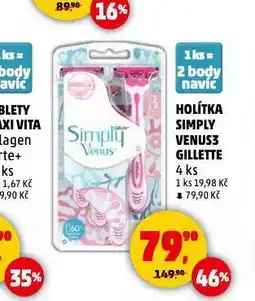 Penny Market Gillette jednorázová holítka nabídka