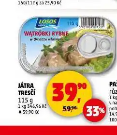 Penny Market Tresčí játra nabídka