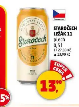Penny Market Pivo staročech nabídka