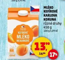 Penny Market Mléko kefírové nabídka