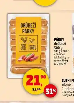 Penny Market Párky nabídka